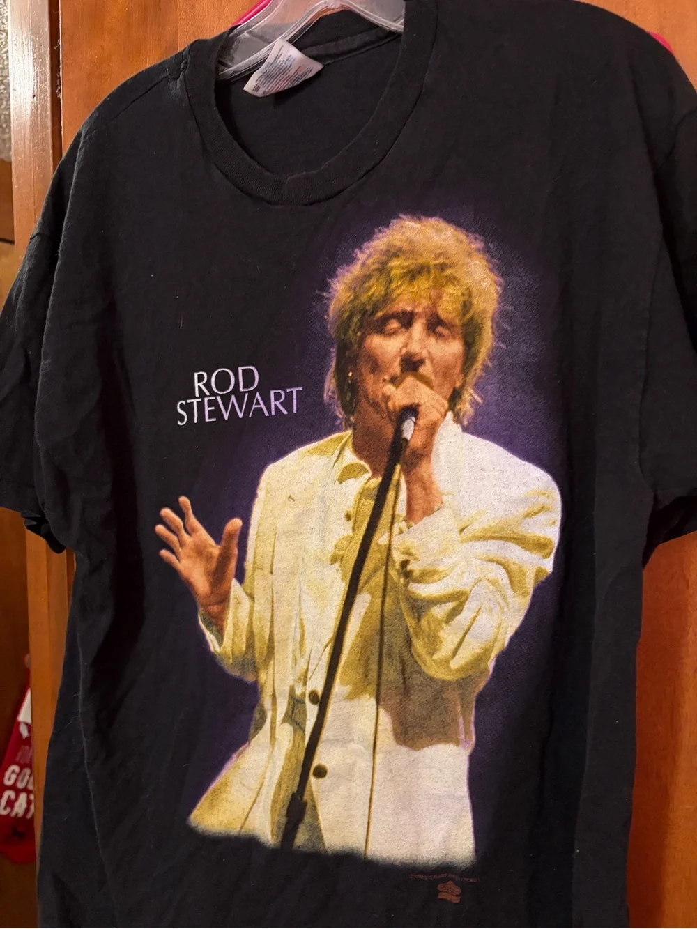 VINTAGE ❇️ Rod Stewart 1993 “A Night To Remember” Concert 🎶 T-shirt - Black XL